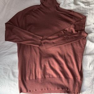 ZARA - Asymmetrical cut out, long sleeve turtle neck sweater